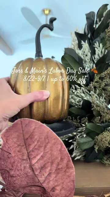 Shop Joss & Main’s Labor Day Sale 8/22–9/7 for up to 60% off. Labor Day weekend 