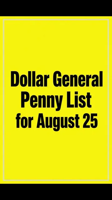 🚨 Dollar General Penny List for August 25 is HERE 🚨 This week's penny is: AriZ
