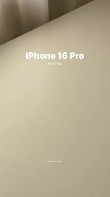 #apple #iphone16pro #iphonerefresh #techtok #refresh 