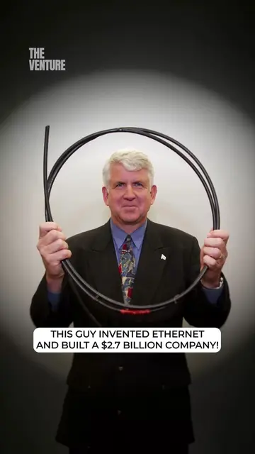 This guy invented Ethernet and built a $2.7 billion company! In 1973, Bob Metcal