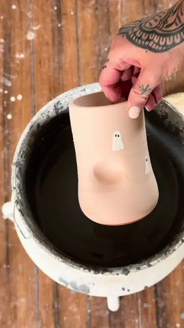 Happy Augtober! Just a few weeks until the Halloween collection drops #pottery #