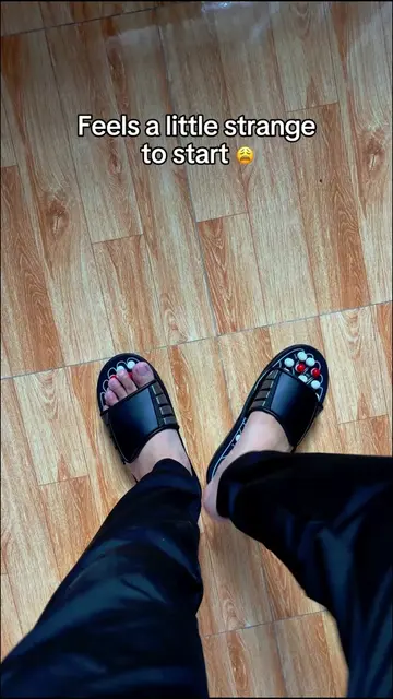 My feet's favourite time of day 😊🦶 Comment 'slippers' if you need them ✅  #Acu