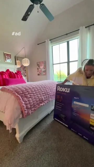 #Ad the TV upgrade that has my room ready for movie nights, study breaks, and ev