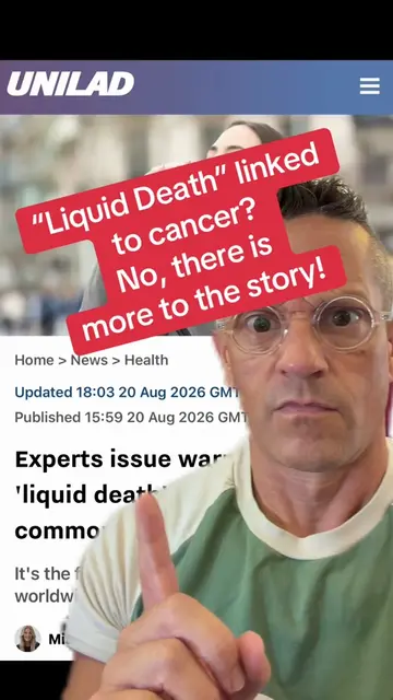 “Liquid Death” linked to cancer? No, there is more to the story! #liquiddeath #w