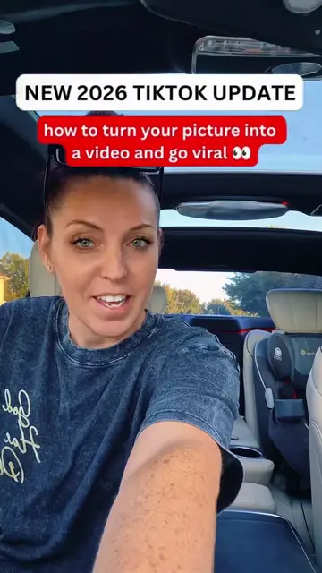 NEW UPDATE TIKTOK 2026: here's how you can go viral turning a photo into a video