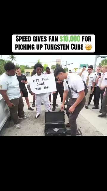 Bro did that EASY 😱 @IShowSpeed #tungstencube #strength #ishowspeed #challenge 