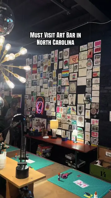 🎨 Order art, skip the stress. Dabble Art Bar in Winston-Salem is a creative san