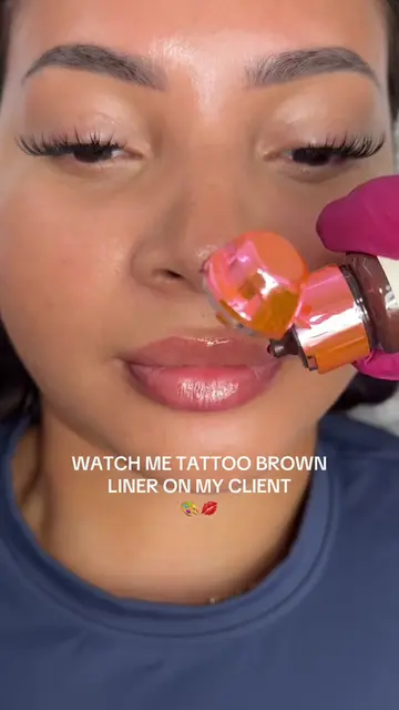 Tattooing brown pigment on my client ? I know how to use haze don’t worry guys😆