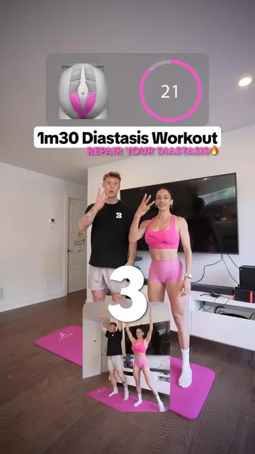 1.5-Minute Mommy Pouch Workout at Home Follow Along for Busy Moms like YOU! 💖 R