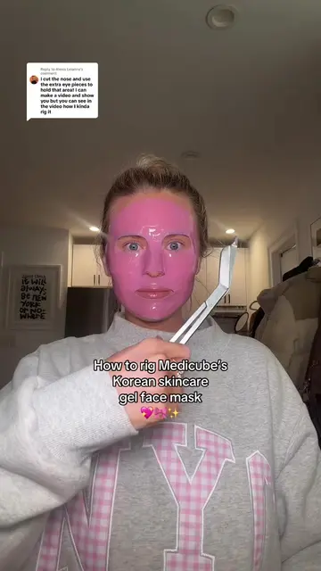 Replying to @Alexis Leianna my fav skincare hack: How I to rig the medicube mask