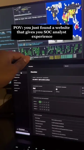 If you need cybersecurity experience make sure to try out this website🤝 #cybers
