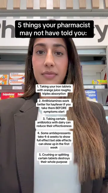 5 things your pharmacist may not have told you #pharmacist #medication #pharmacy
