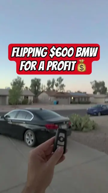 Putting my BLOOD SWEAT AND TEARS into this $600 BMW flip… #bmw #flippingcars #pr