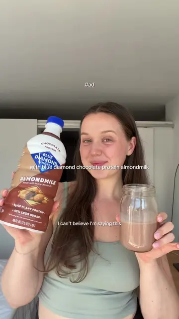 #ad @Blue Diamond Almondmilk elevating my morning routine with The Blue Diamond 