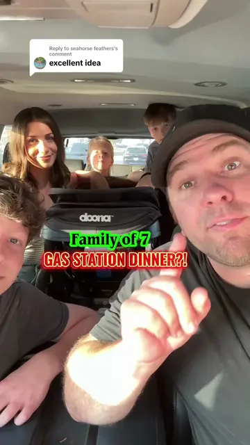 Replying to @seahorse feathers Family of 7 GAS STATION DINNER?! 😱😱😱 @Buc-ee’s