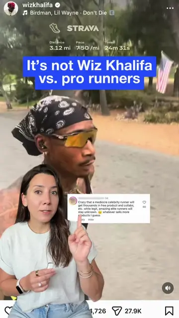 Wiz Khalifa could win a local 5K if he keeps training at this rate 💨  But still