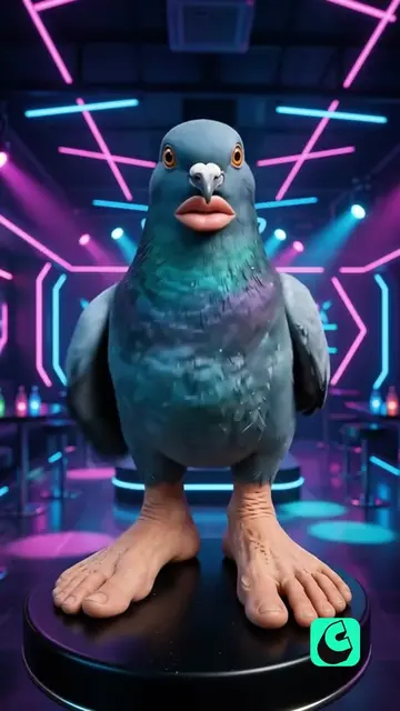 Pigeon is dancing #madewithcantina #peigengoo #brainrot #funny #dance 