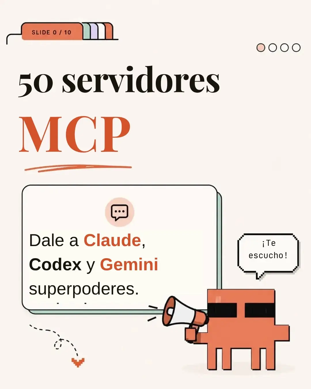 50 servidores MCP que pueden cambiar la forma en la que usas Claude 🤖⚡ MCP perm