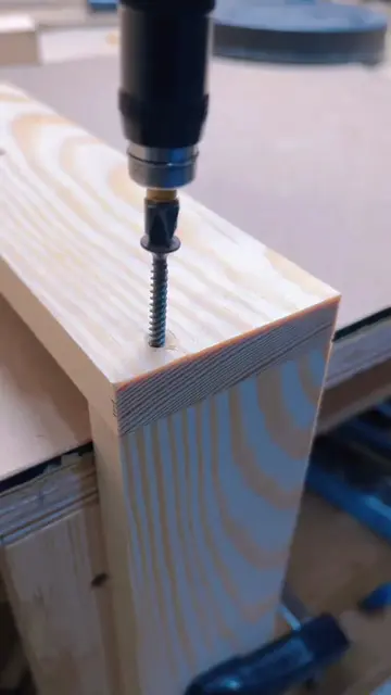 The Clever Woodworking Trick That Makes Screw Holes Disappear! 🪵🔥 #woodart #Ca