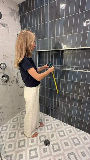 The perfect shower niche starts with the right dimensions. Save this for your ne