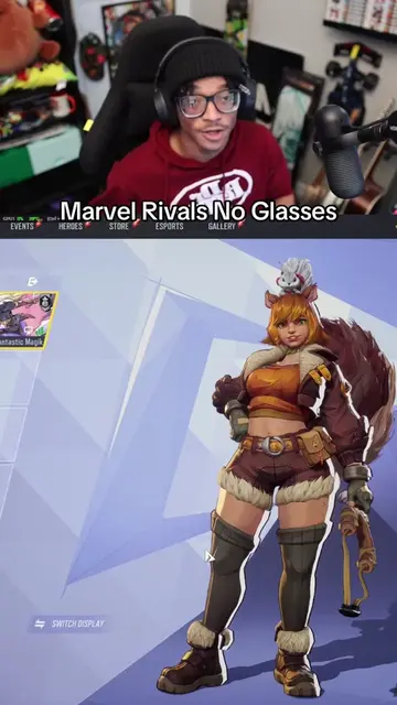 Marvel Rivals No Glasses #marvel #marvelrivals #rivalscreate #fyp #streamer 