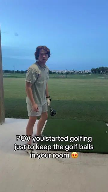 i love to golf! #fyp 