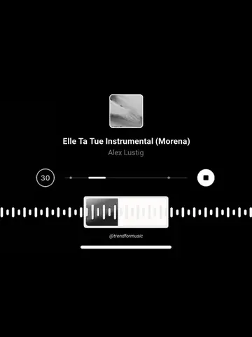 Elle Ta Tue Instrumental (Morena) | dm for song promo 📩 #fyp #elletatue #Instru
