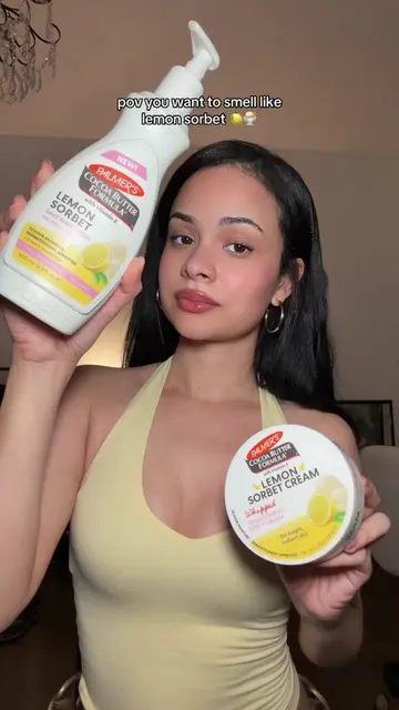 if you want to smell like a lemon sorbet dream… you need this 🍋🍨✨ @Palmer's Le