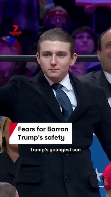 There are fears for Donald Trump's youngest son Barron after Iranian State TV cl