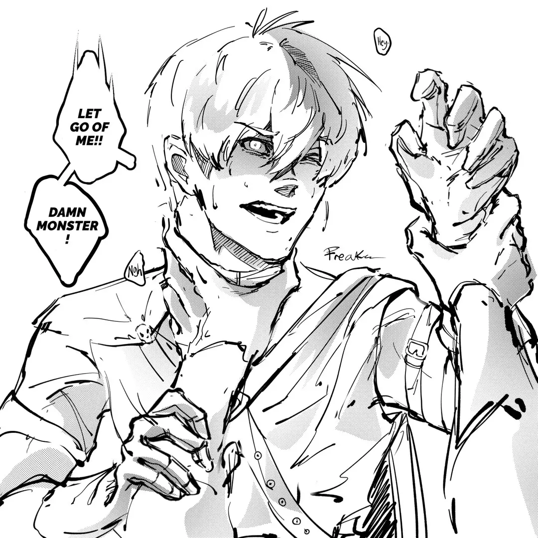I wanted to do something different. I almost never draw ships from different AU’