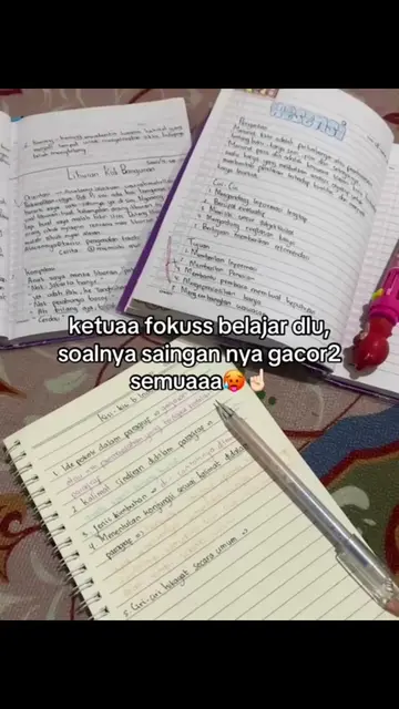 Aku upload materinya, Sovi bantu bikin belajar jadi lebih rapi dan jelas 😮‍💨📖