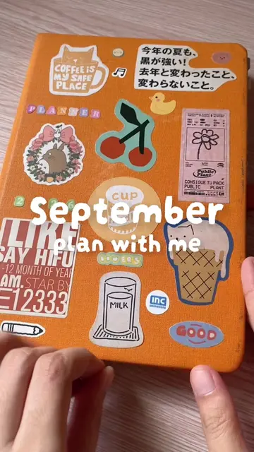 September pages are ready 🍑🌿✨ a little peachy, a little cozy, and lots of jour