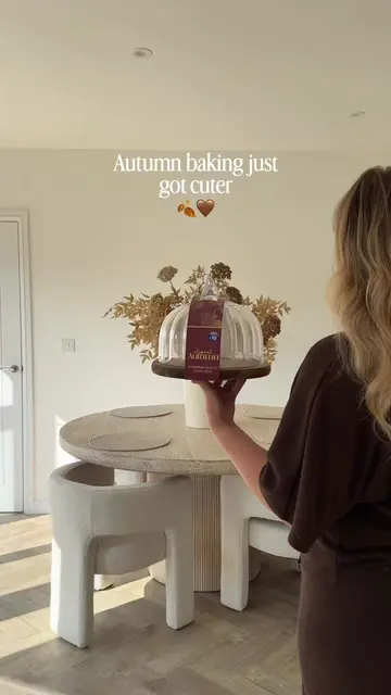 Autumn baking just got a whole lot cuter…. It’s from @B&M 🍂🤎 The cutest glass 