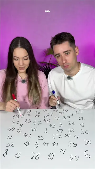 find the numbers one by one.Whoever closes more numbers will win.#gamesfortwo #g