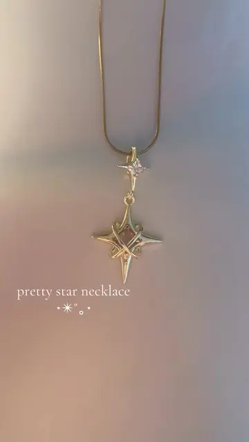 Morning star necklace fashion jewelry#fyp #fypシ #fypシ゚viral #trending #viral #fo
