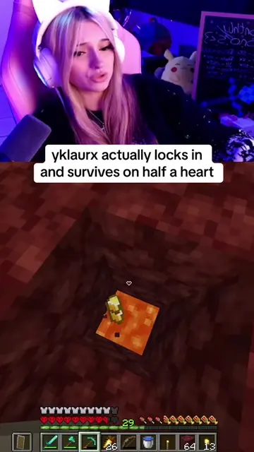 YKLAURX LOCKS IN?!? NO WAY' #minecrft #livehighlights  #clutch #save #mcyt 