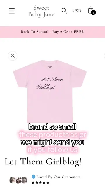 check out our shop for more products<33 #clothingbrand #sweetbabyjane #tee #clot