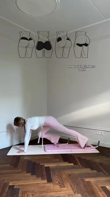 each move 1 minute ✨ Pilates board linked in my bio 🫧 #pilatesboard #athonerefo