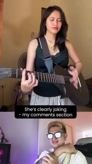 I know know it’s a joke, but check her out. She’s legit @dlcrzmary_  . . . #guit