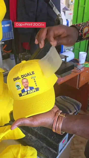Maasai on Board Campaign baseball Cap printing. Custom cap printing business in 