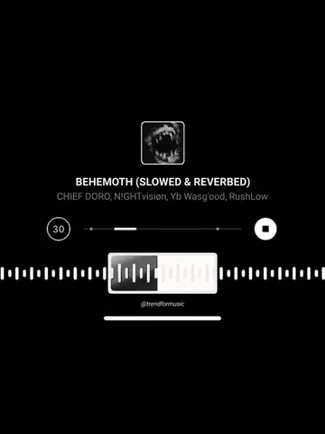 BEHEMOTH (SLOWED & REVERBED) | dm for song promo 📩 #fyp #behemoth #slowed #song