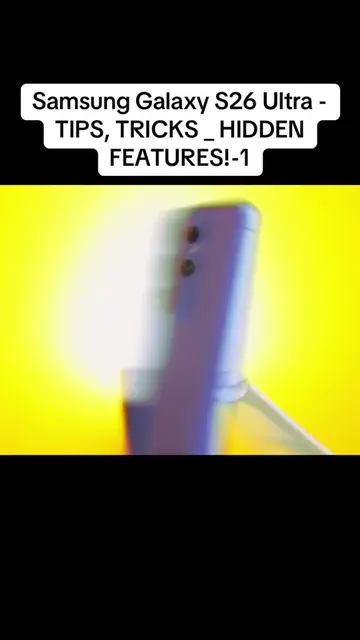 Samsung Galaxy S26 Ultra - TIPS, TRICKS _ HIDDEN FEATURES!-1