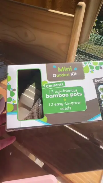 🌱 My little beginner garden journey starts here! 🪴 I got the Pep Home Mini Gar
