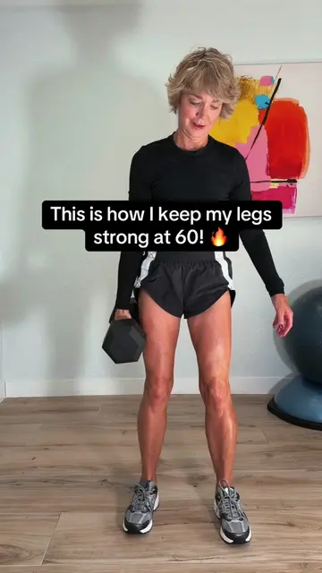 This is the lower-body workout I stick to at 60 💪🏼🔥, using just a single 30 l