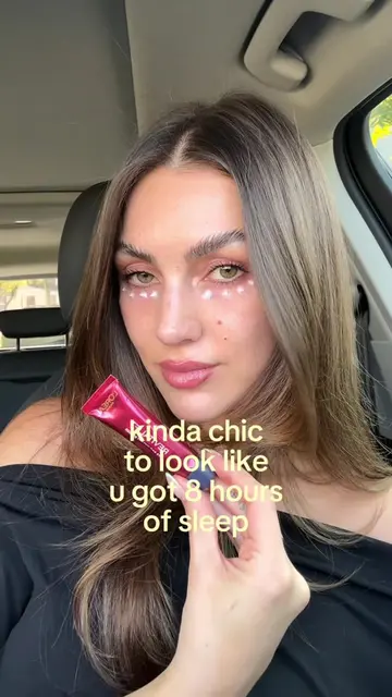 Fake awake in 15 minutes? Challenge accepted 🤭  Having eye bags and dark circle