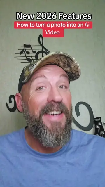 How to turn one Photo into an Ai video on TikTok  #newfeature #tiktoktutorial #a