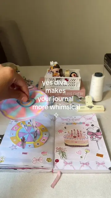 turns ordinary pages into something magical 🧚🏻‍♀️🌟🎠🎀 stickers : @TINY STORE