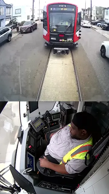 Shocking video captured a San Francisco train operator nodding off at the contro