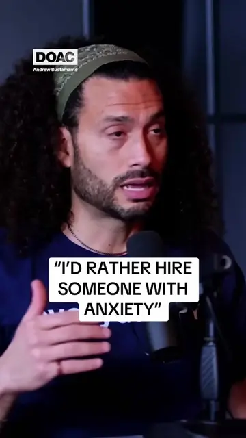 Anxiety is a superpower…? 👀 Former CIA officer Andrew Bustamante says he’d rath