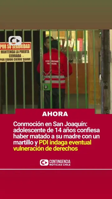🔴 CONMOCIÓN EN SAN JOAQUÍN | Adolescente de 14 años confiesa mortal ataque cont